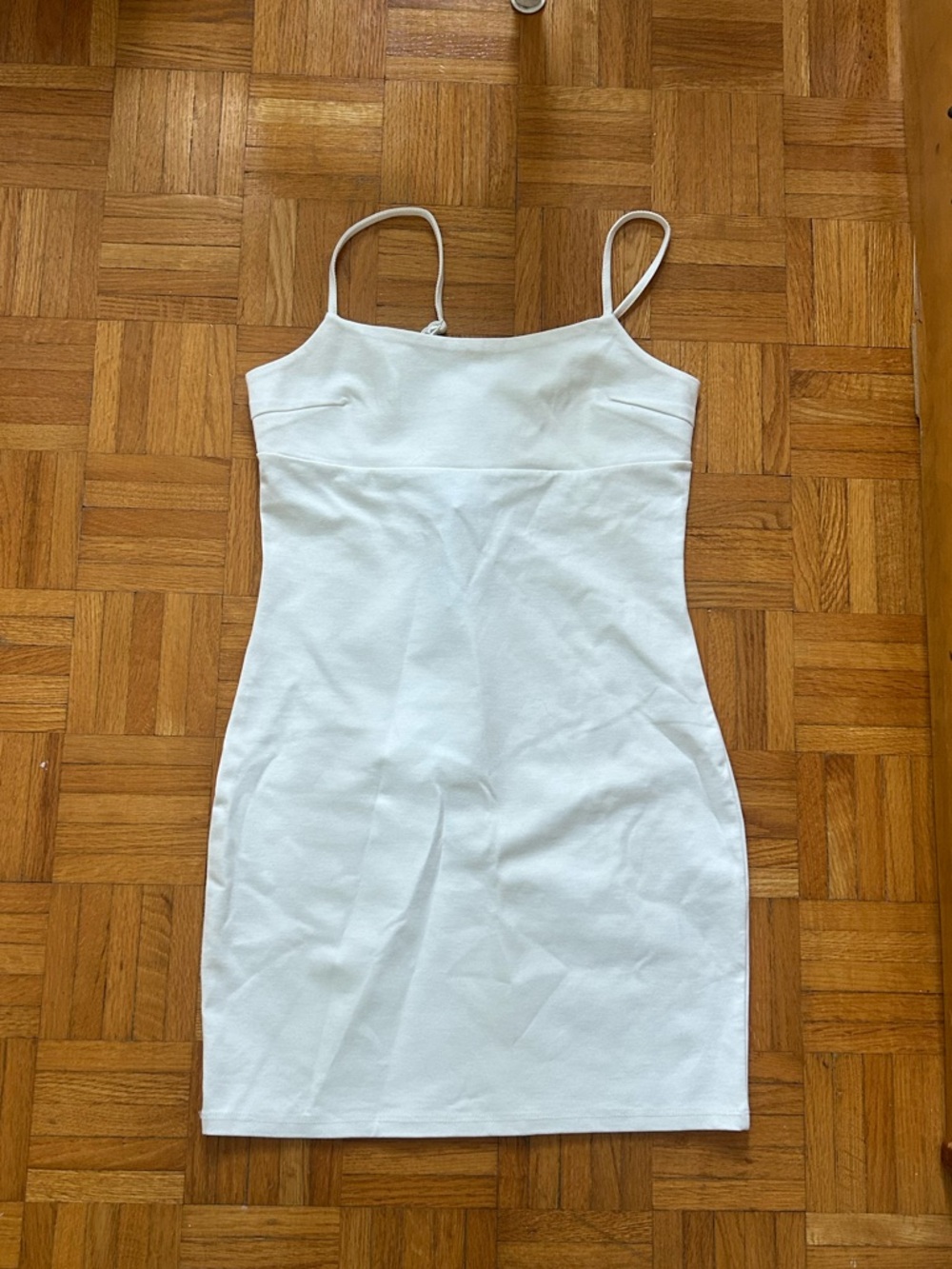 Dynamite White Spaghetti-Strap Mini Dress
